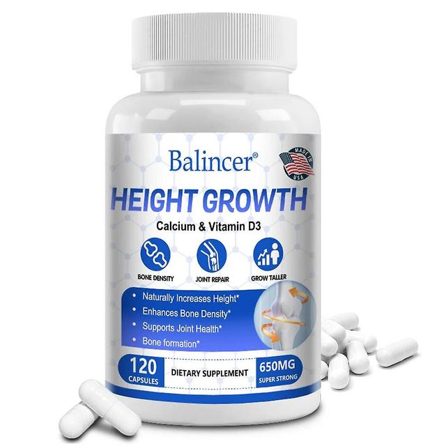 Visgaler Height Growth Supplement Contains Calcium And Vitamin D3 To Naturally Increase Height, Enhance Bone Density And Joint Health 120count-1 Bo... on Productcaster.