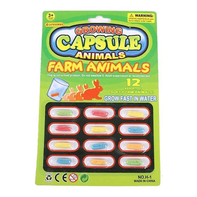 Magic Growing Animal Tablets Theme Mini 12 Tablets Set Each Magic Tablets B on Productcaster.