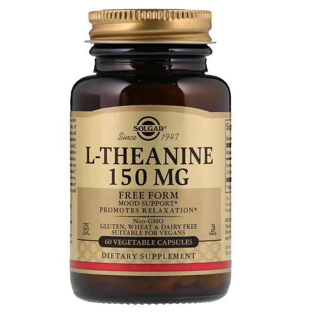 Solgar, L-Theanine, Free Form, 150 mg, 60 Vegetable Capsules on Productcaster.