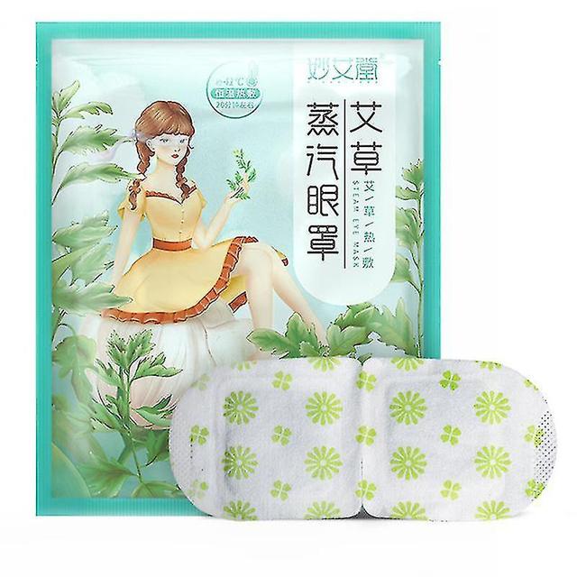 Health Care Steam Warm Eye Mask Disposable Self-heating Wormwood/chamomile Eye Patch A on Productcaster.