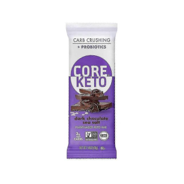 CORE Foods Core keto plant-based dark chocolate sea salt bar, 1.4 oz on Productcaster.