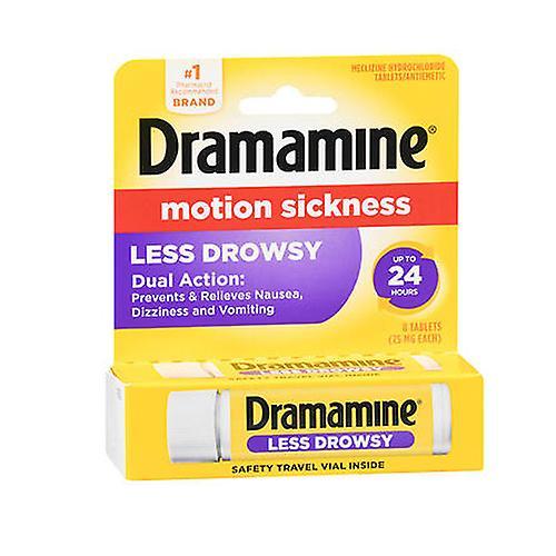 Med Tech Products Dramamine Tablets Less Drowsy Formula,25 mg,8 Tabs (Pack of 3) on Productcaster.