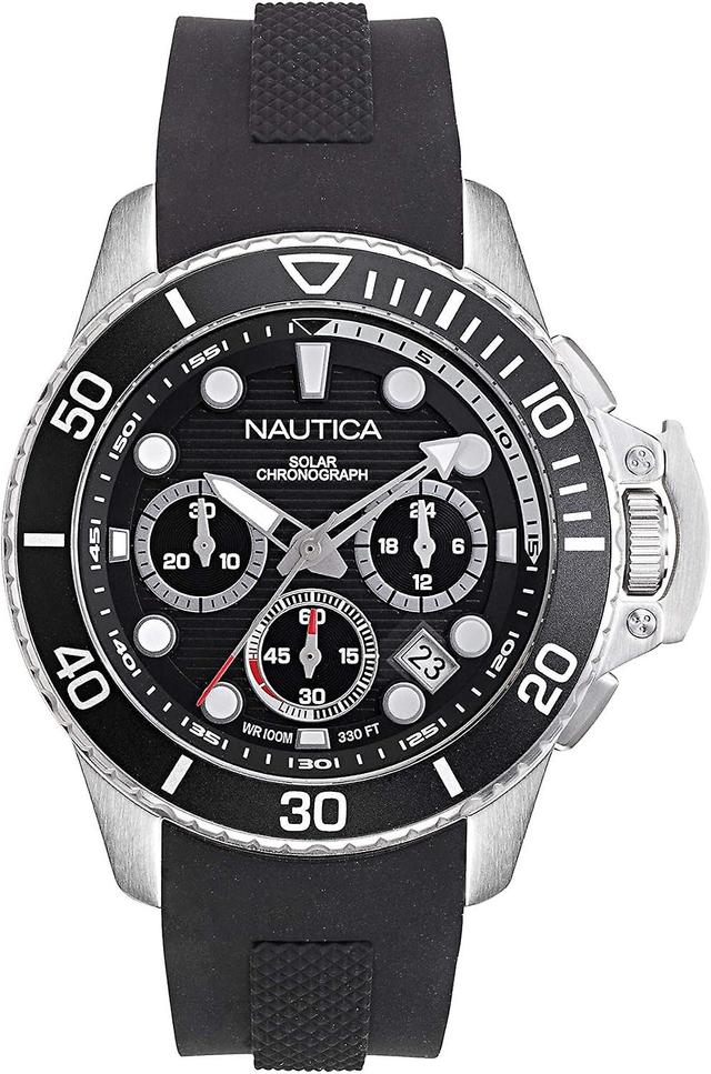 Nautica Herrenuhr NAPBSC904 Schwarz on Productcaster.