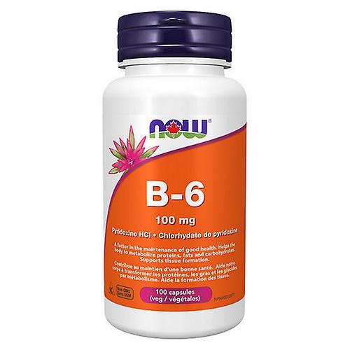 Now! Now B-6,100 Mg ,100 VegCaps (Pack of 1) on Productcaster.