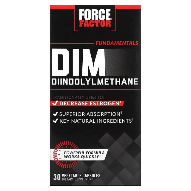 Force Factor, Grundlagen DIM Diindolylmethan, 30 pflanzliche Kapseln on Productcaster.