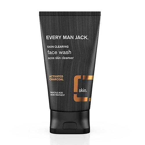 Every Man Jack Chaque homme Jack Face Wash Nettoyage de la peau au charbon de bois, 150 ml on Productcaster.