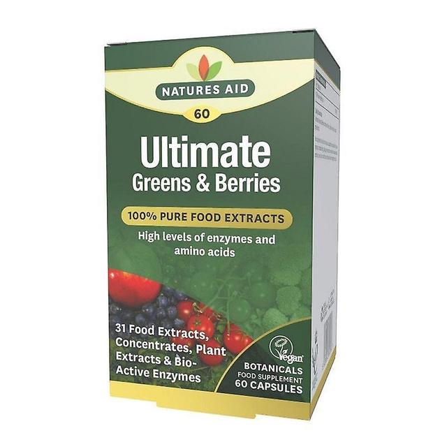 Natures Aid Nature's Aid Ultimate Greens & Berries Capsules 60 (139220) on Productcaster.