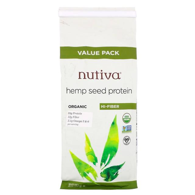 Nutiva, økologisk hampfrøprotein, 851 g on Productcaster.