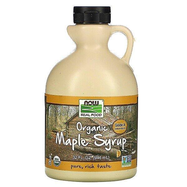 Now Foods, Real Food, Organic Maple Syrup, Grade A, Amber Color, 32 fl oz (946 ml) on Productcaster.