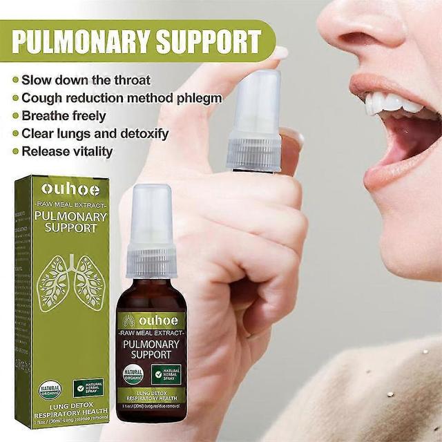 2Pcs Lung Detox Cleanse Mist Powerful Lung Support Natural Plant Extracts Care Essence Spray on Productcaster.