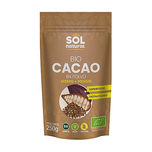 Sol Natural Organic cocoa powder 250 g of powder on Productcaster.