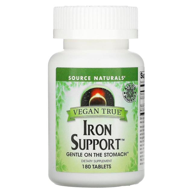 Source Naturals, Vegan True, Iron Support, 180 compresse on Productcaster.