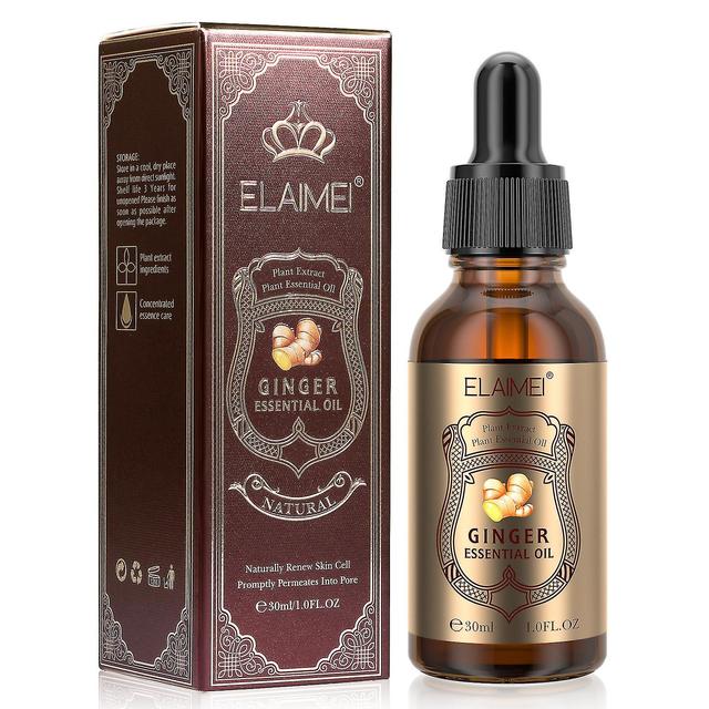 Szlwmy Ginger Active Oil Whole Body Beauty Salon Scraping Old Ginger Open Back Active Fever Plant 30ml -sz.5140 on Productcaster.