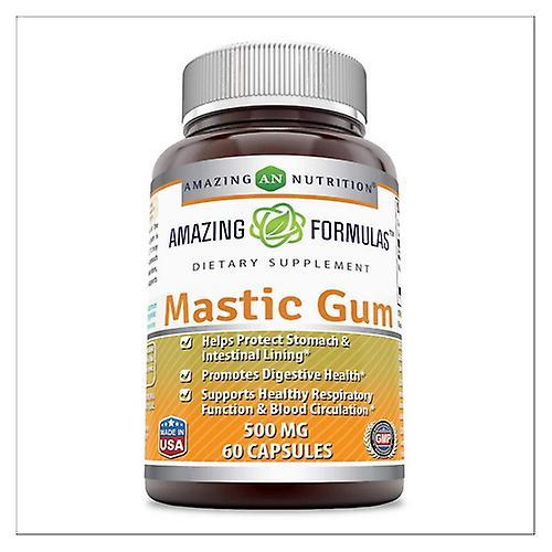 amazing nutrition Fantastisk näring Fantastiska formler Mastic Gum, 1000 mg, 60 kepsar (Förpackning med 1) on Productcaster.