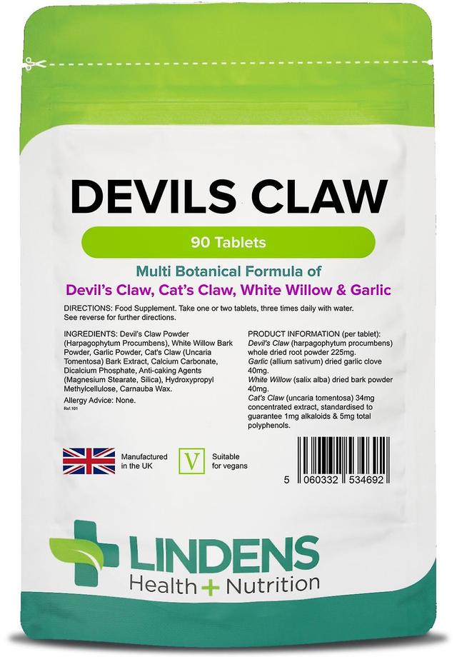 Lindens Devils Claw Formula - 90 Tablets on Productcaster.