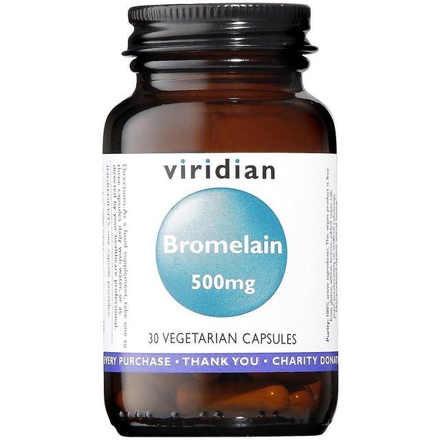 Viridian Bromelain 500mg Veg Caps 30 (475) on Productcaster.