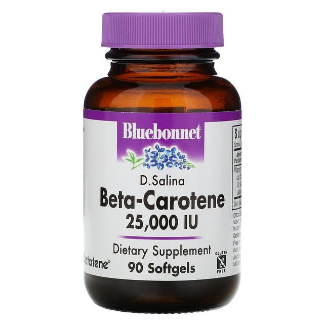 Bluebonnet Nutrition, Betacaroteno Natural, 25.000 UI, 90 Cápsulas gelatinosas on Productcaster.