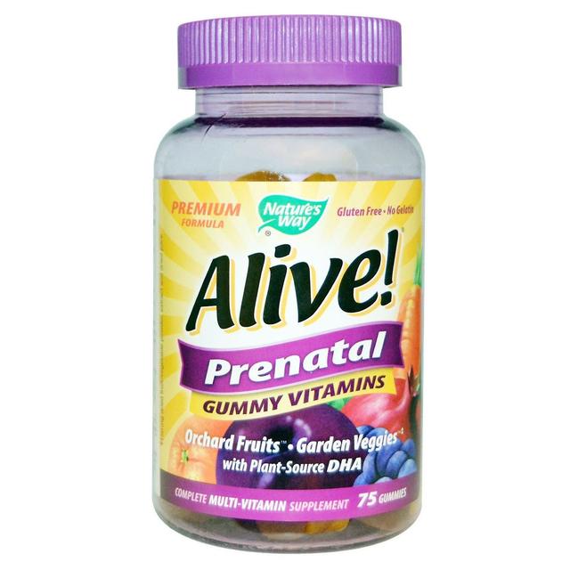 Nature's Way, Alive! Prenatalne, Gummy witaminy, 75 żelków on Productcaster.