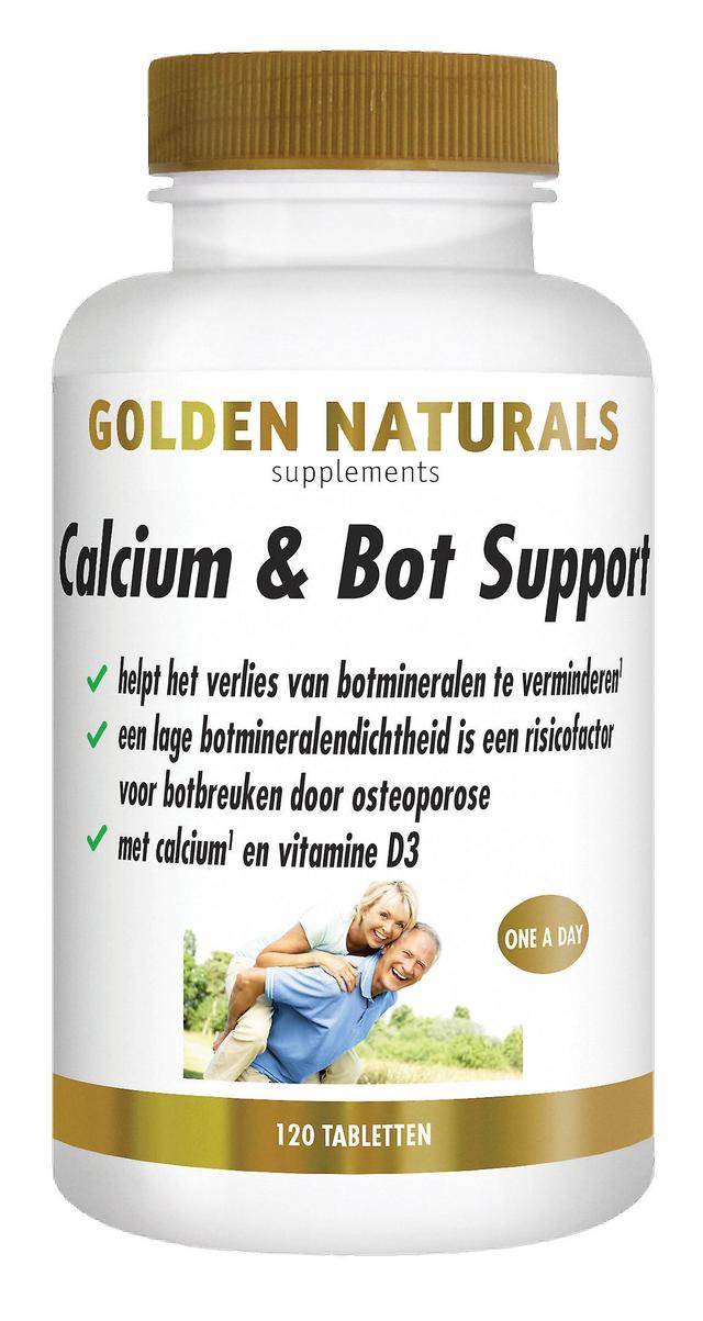 Golden Naturals Kalcium & Benstöd (120 vegetariska tabletter) on Productcaster.