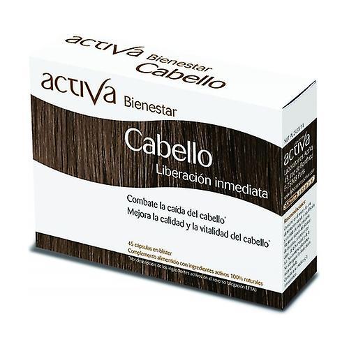 Activa hair wellness 45 vegetable capsules on Productcaster.