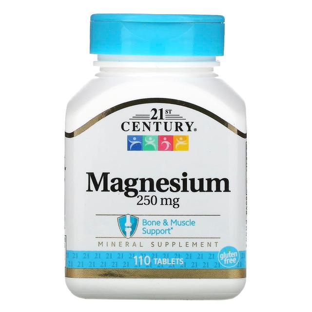 21st Century, Magnesium, 250 mg, 110 Tablets on Productcaster.