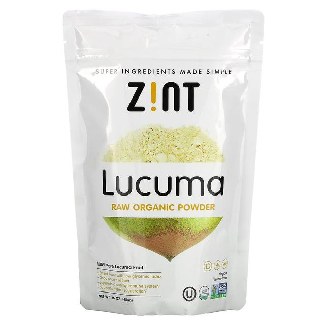 ZINT, Lucuma, Raw Organic Powder, 16 oz (454 g) on Productcaster.