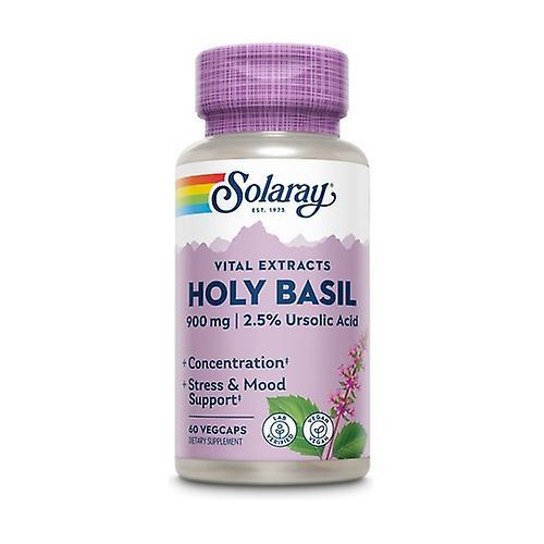 Solaray Holy Basil 60 capsules on Productcaster.