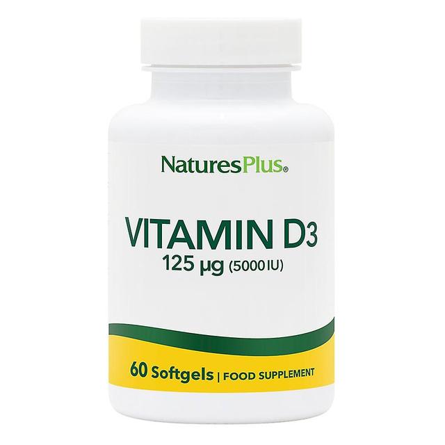 Nature's Plus Naturens plus vitamin d3 5000iu 60-talet on Productcaster.