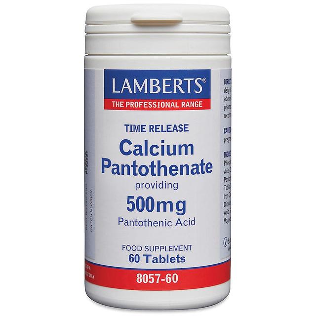 Lamberts kalciumpantotenat 500mg 60-talet on Productcaster.