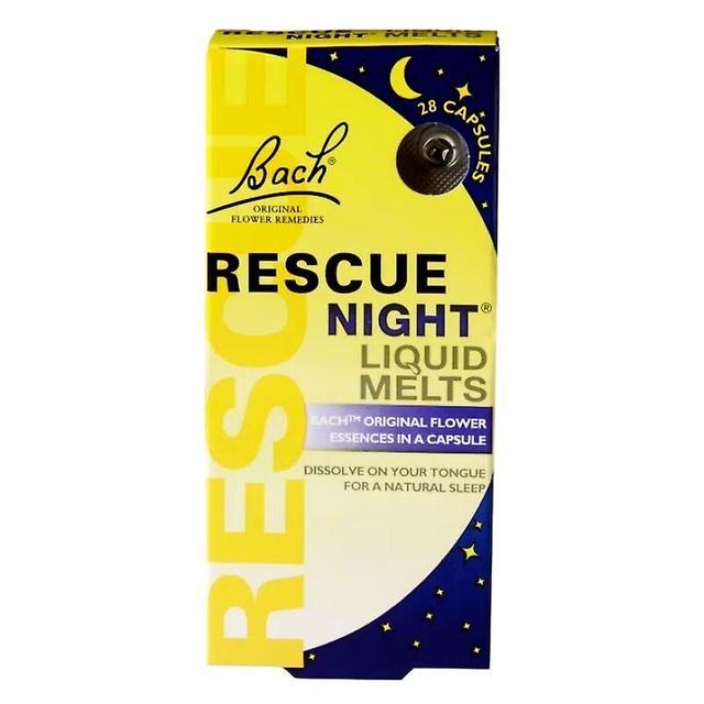 Bach Rescue Night Væske smelter kapsler 28 on Productcaster.