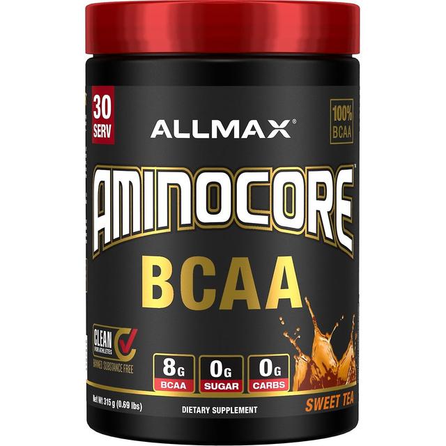 ALLMAX Nutrition, AMINOCORE BCAA, Sweet Tea, 0.69 lbs (315 g) on Productcaster.