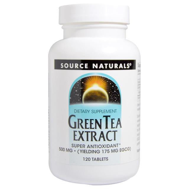 Source Naturals, Green Tea Extract, 500 mg, 120 Tablets on Productcaster.