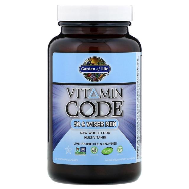 Garden of Life Giardino della Vita, Codice Vitamina, 50 & Wiser Men, 120 Capsule Vegetariane on Productcaster.