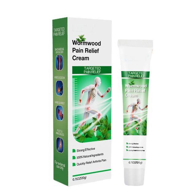 Wormwood Pain Relief Cream Natural Plant Ingredients Anti-Inflamory Cream for Muscle and Joint Pain on Productcaster.