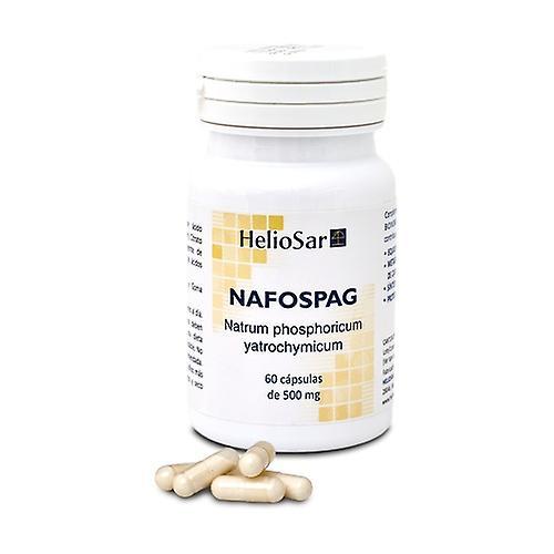 Heliosar Nafospag natrum phosphoricum sodium salts of orthophosphoric acid 60 capsules of 500mg on Productcaster.