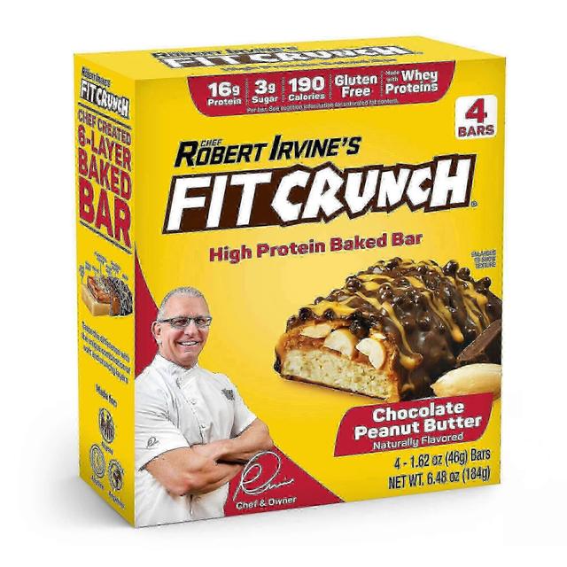 Fitcrunch srvátkový proteínový bar, čokoládové arašidové maslo, 4 ea on Productcaster.