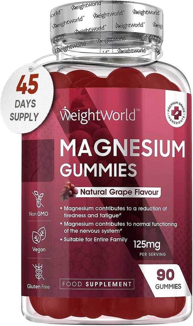 WeightWorld Magnesium Citrate 125mg 90 Gummies on Productcaster.