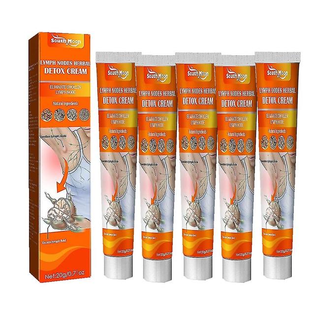 1-5pcs Lymphatique Détox Santé Crème Massage Réparation Pommade Anti-gonflement Crème Déboucher Le Cou Aisselle Poitrine Lymphe Soins De Santé on Productcaster.