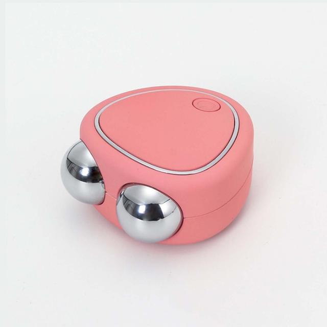 Microcurrent Face Lifting Massager Double-end Rolling Ball Face Lift Device For Women on Productcaster.