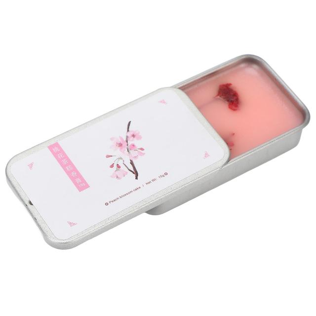 Natural Perfume Nourishing Solid Perfume with Peach Blossom & Tea Extract, 12g Natural Fragrance for Women on Productcaster.