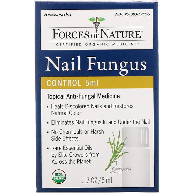 Forces of Nature, Nail Fungus Control, 0.17 oz (5 ml) on Productcaster.