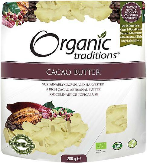 Organic traditions cacao butter 200g on Productcaster.