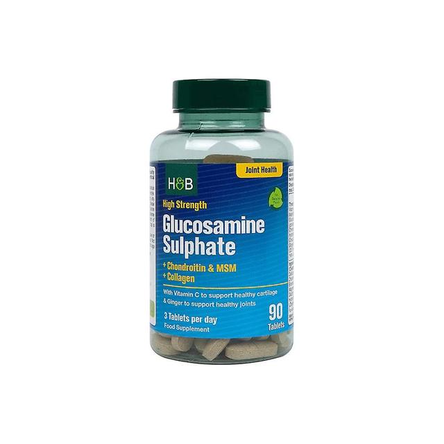 Holland & Barrett Holland Barrett voedingssupplementen High Strength Glucosamine Sulphate (90 tabletten) 8260 on Productcaster.