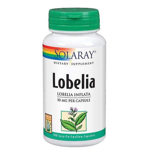 Solaray Lobelia, 50 Mg, 100 Caps (pack Of 3) on Productcaster.