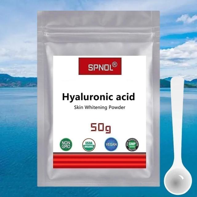 Jinzhaolai 50g-1000g hyaluronihappojauhe kosmeettinen laatu HA ihon valkaisuun 100g on Productcaster.