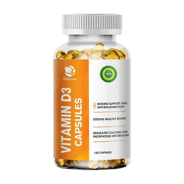 Hikig Organic Olive Oil Extract Capsules Vitamin D Supplements Bone Health Osteoporosis Development Teeth Health Skin Health 120pcs on Productcaster.