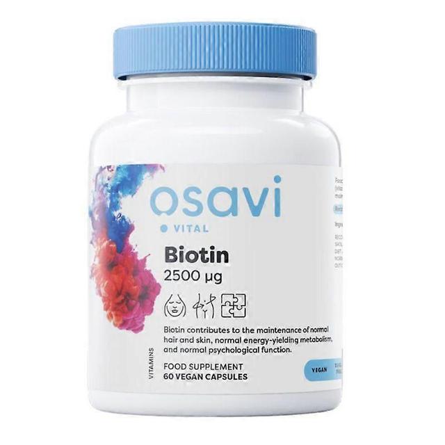 Osavi Biotin 2500mcg kapsuly 60 on Productcaster.