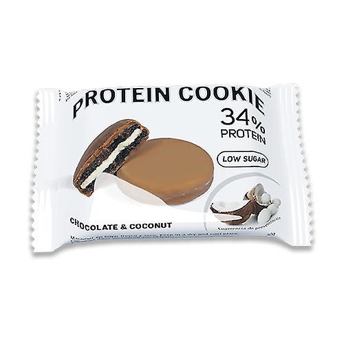 Pwd Protein cookie 34% chocolate and coconut 1 bar of 30g (Chocolate - Coconut) on Productcaster.