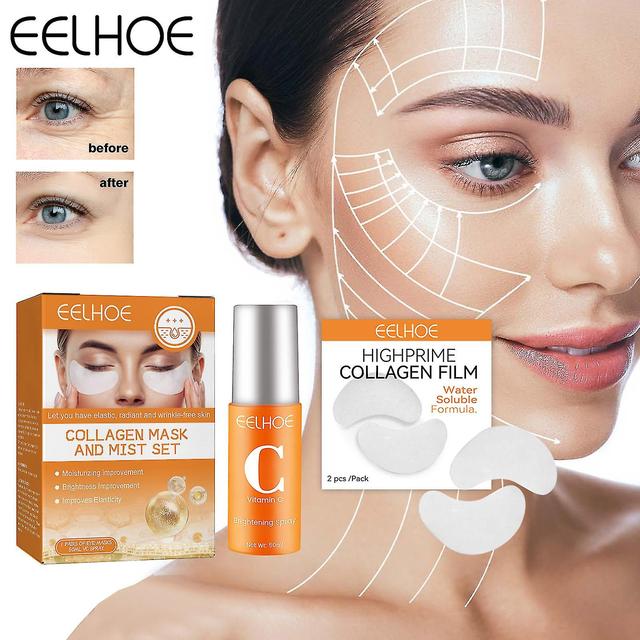 Szlykj 50% de descuento-1 Pcs Highprime Collagen Film & Mist Kit, Dermance Korea Highprime Collagen Soluble Film on Productcaster.