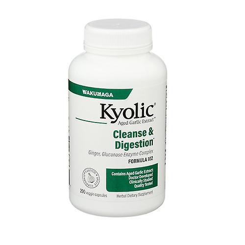 Kyolic A.G.E. with Enzymes Formula 102, VEG, 200 CAP (Pack of 2) on Productcaster.